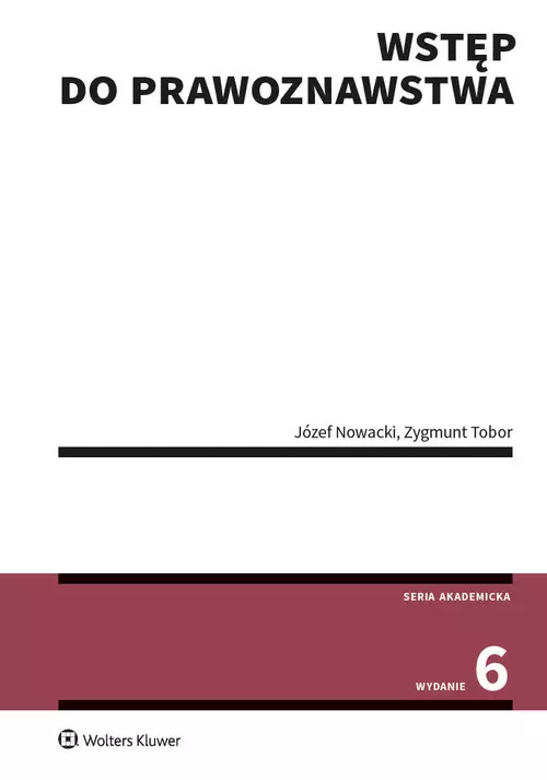 Wstęp do prawoznawstwa, wydanie 6