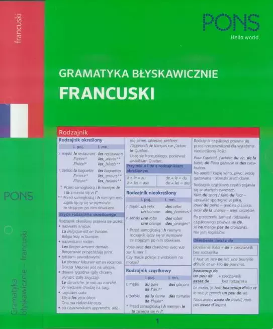 Gramatyka błyskawicznie. Francuski - Książki