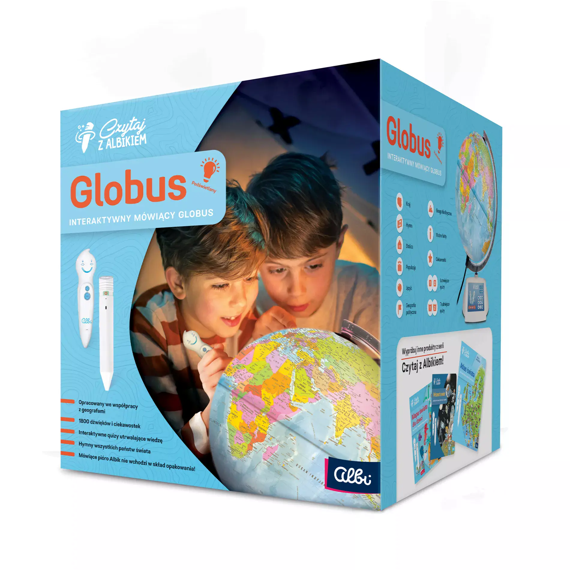 Czytaj z Albikiem. Globus 6+ - Gry