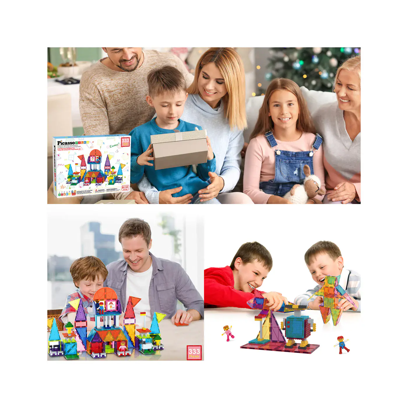 LAE PICASSO KLOCKI 333 ELEMENTÓW - Zabawki