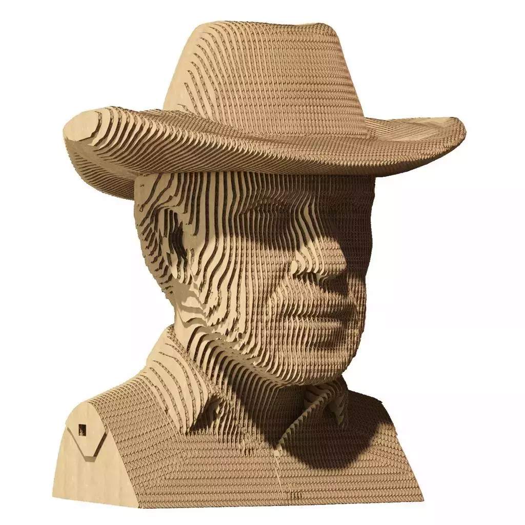 Puzzle 3D kartonowe - Chuck Norris