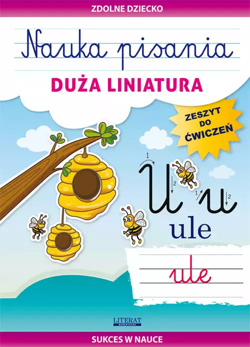 Nauka pisania. Duża liniatura - Książki