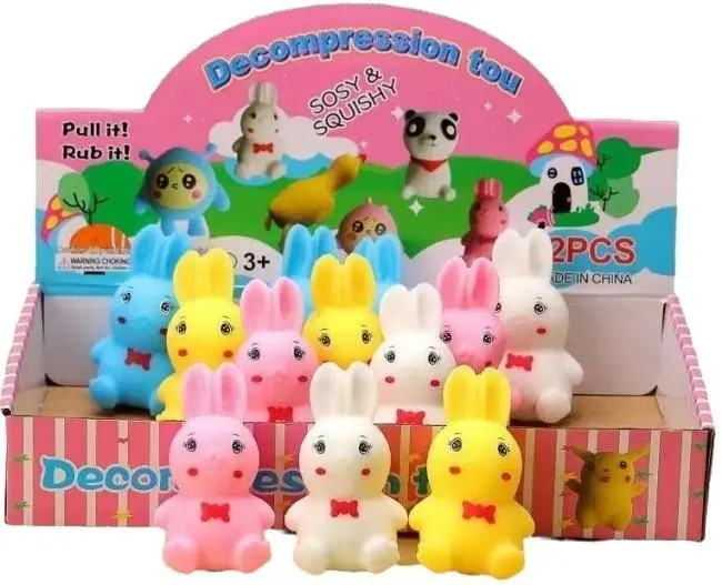 Gniotek królik MIX - Zabawki