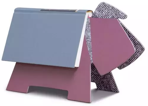 Stay! Doggy book rest. Podstawka pod książkę, fioletowa - Papiernicze i szkolne