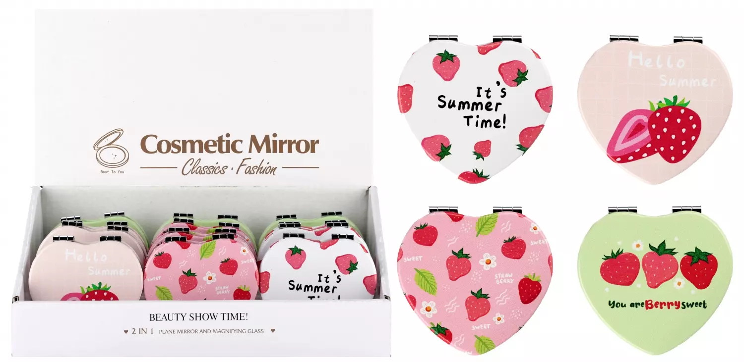 Lusterko Kieszonkowe Serce 8 cm Mega Creative 572737 - Zabawki