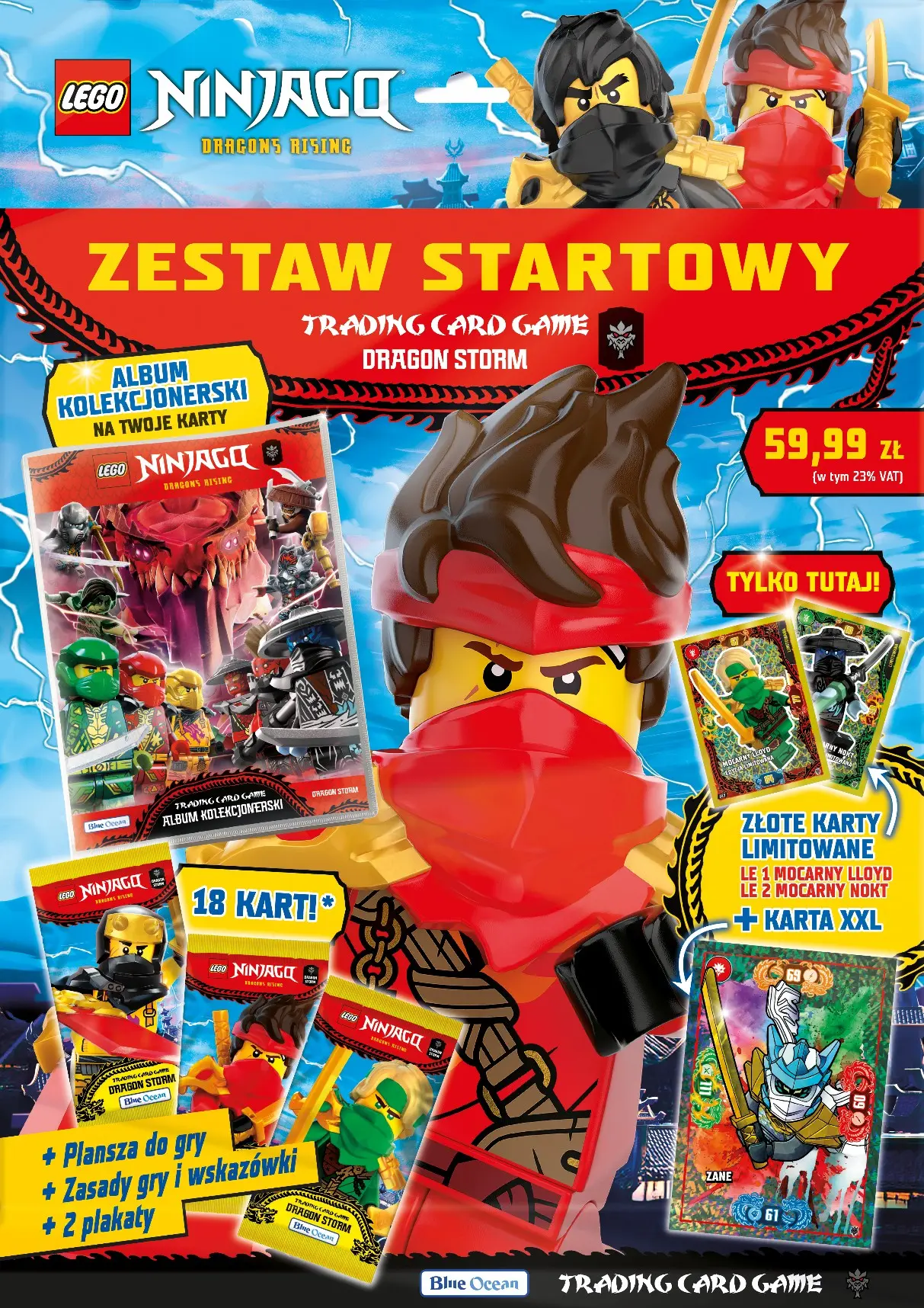 Lego Ninjago TCG seria 11 Zestaw Startowy - Zabawki