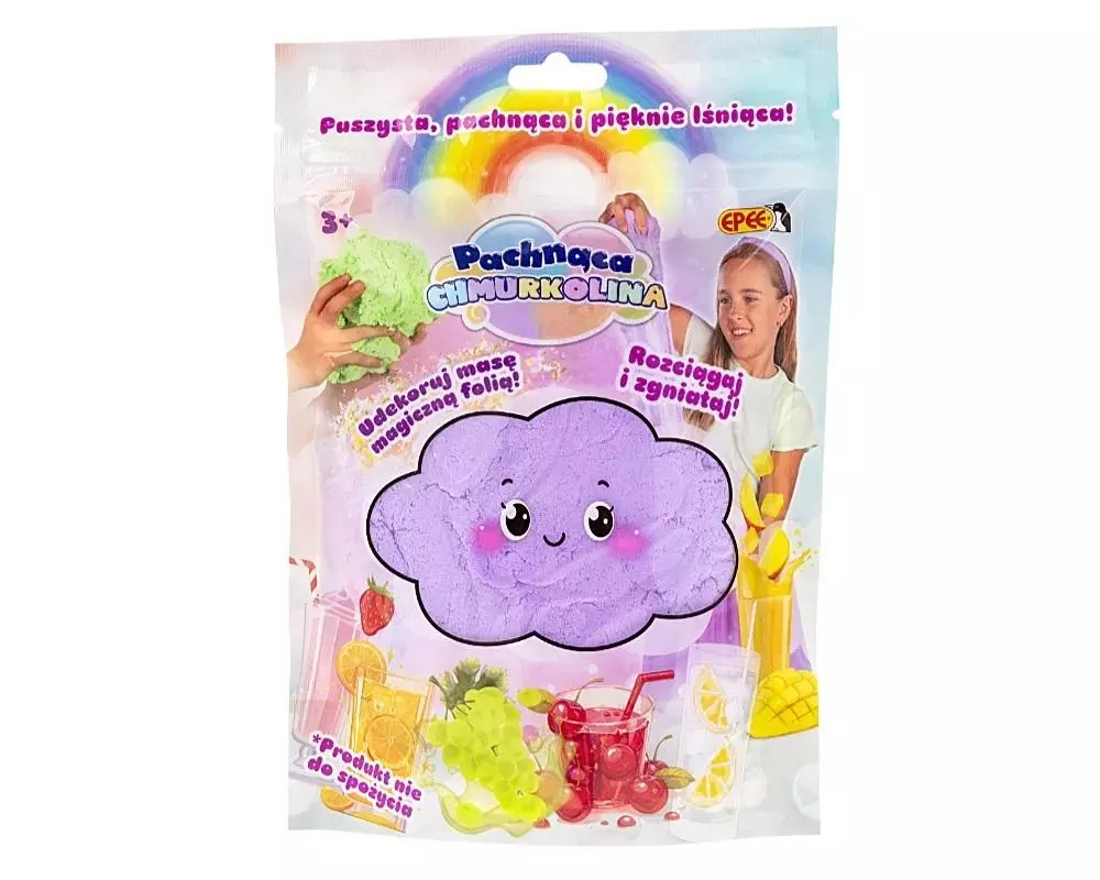 Chmurkolina pachnąca z magiczną folią fioletowa - Zabawki