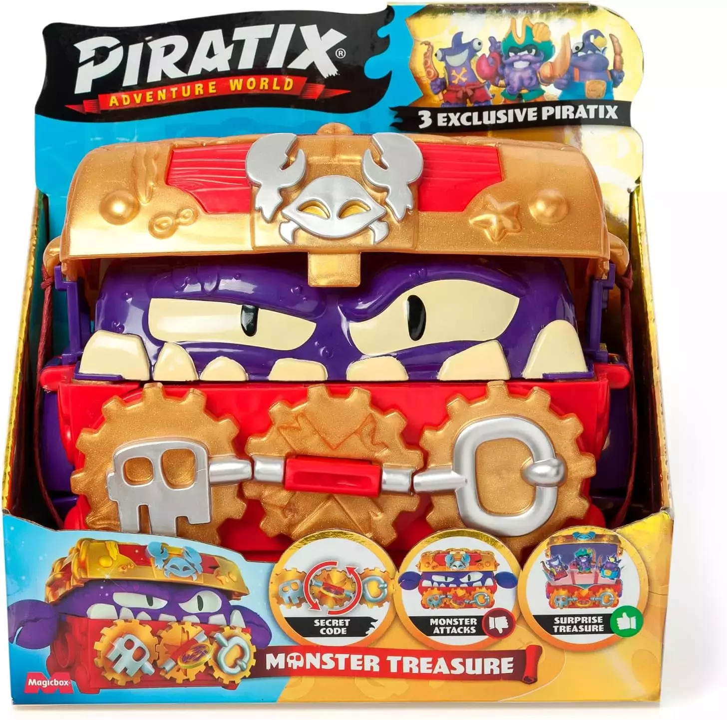 PIRATIX Monster Treasure Zestaw, figurka - Zabawki
