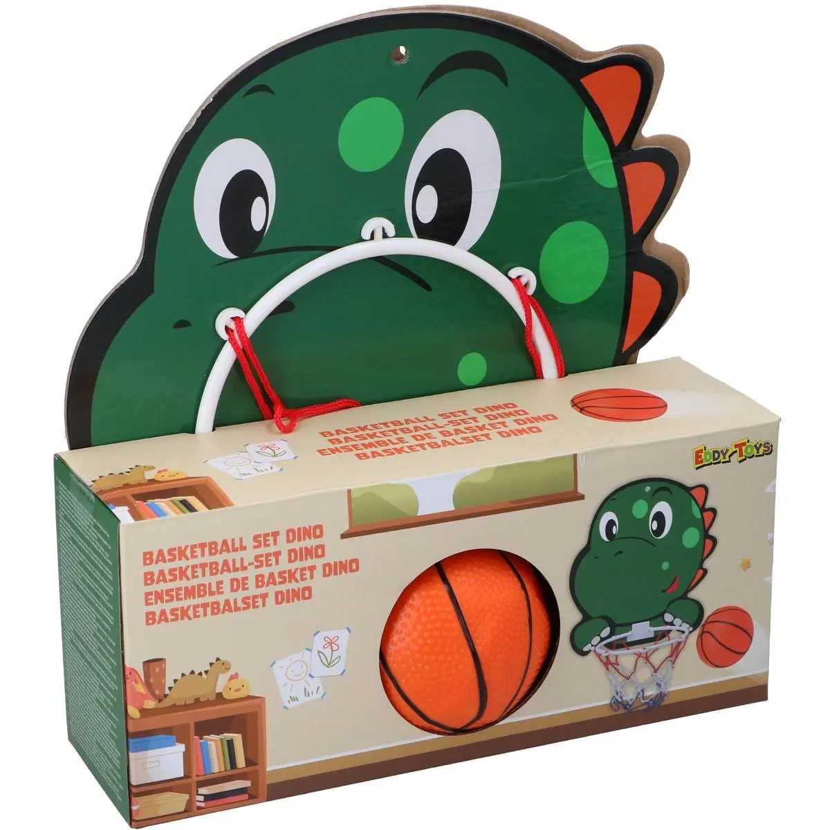 Tablica do Koszykówki 40x30CM z Piłką Dino - Elektronika i akcesoria