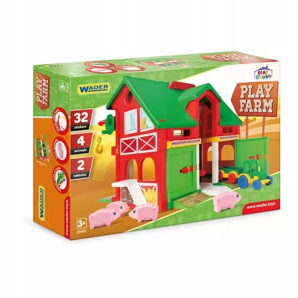 Domek piętrowy Play House farma WADER 25451 super prezent na urodziny