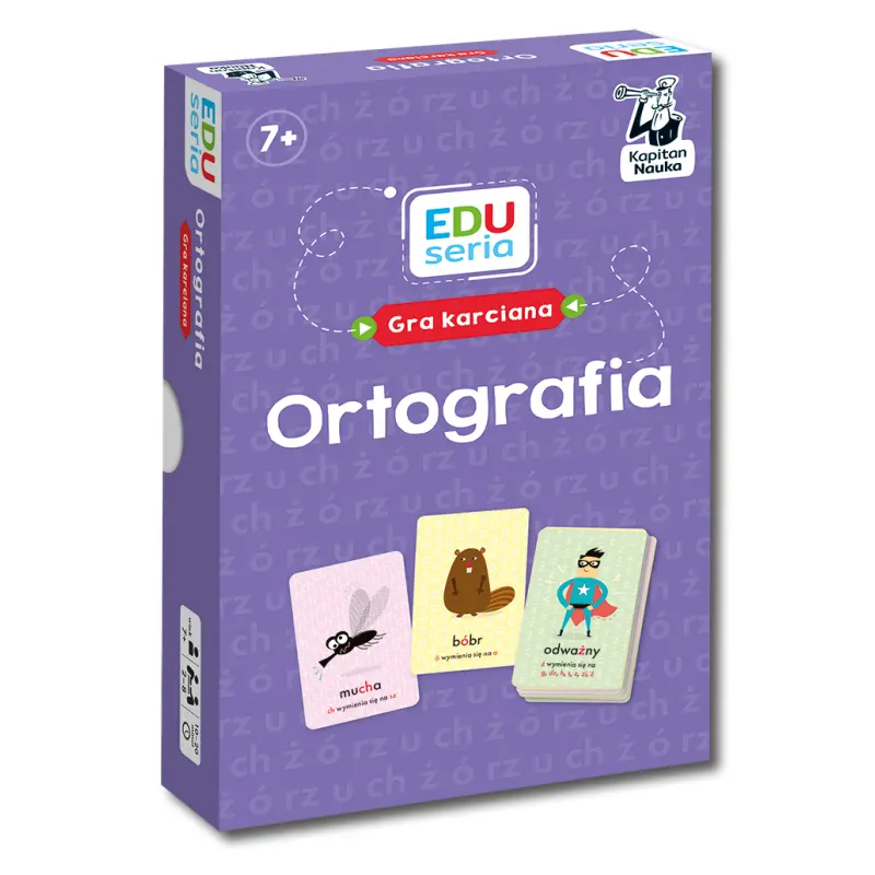 EDUseria. Ortografia. Gra karciana. Kapitan Nauka - Książki