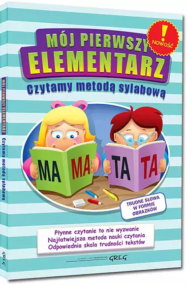 Mój pierwszy elementarz - czytamy metodą sylabową - Książki