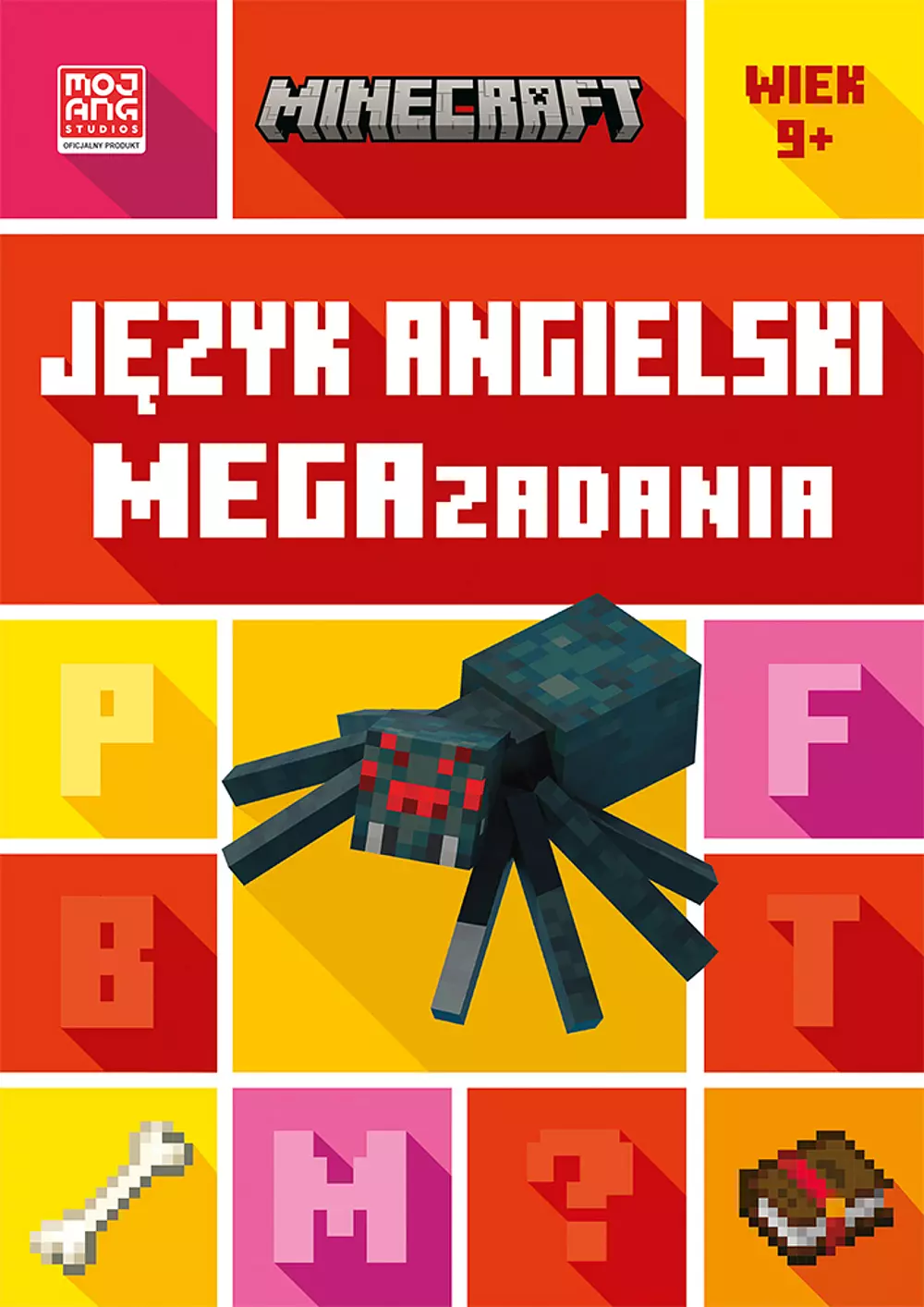 Minecraft. Język angielski. Megazadania 9+ - Książki