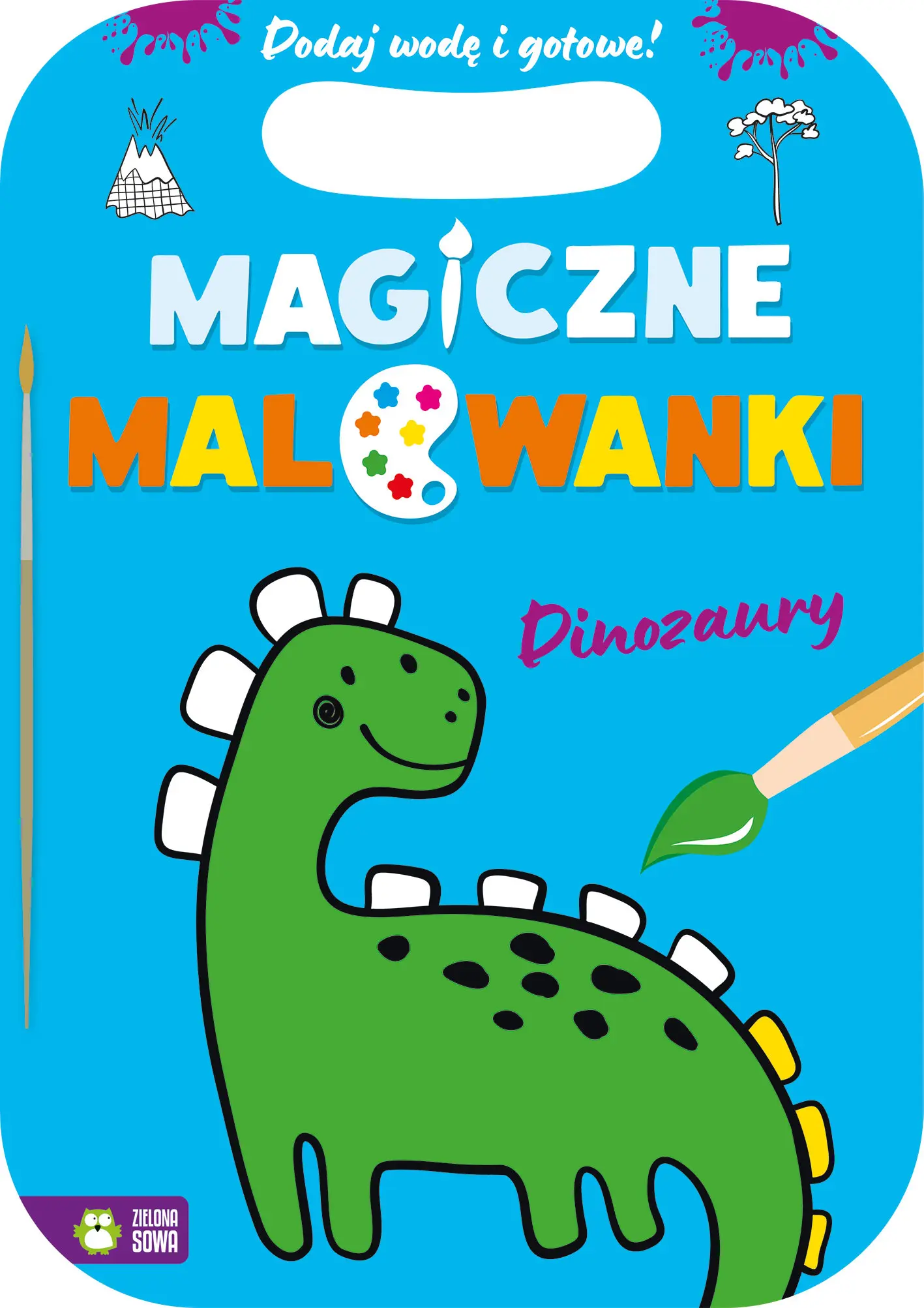 Magiczne malowanki. Dinozaury - Książki