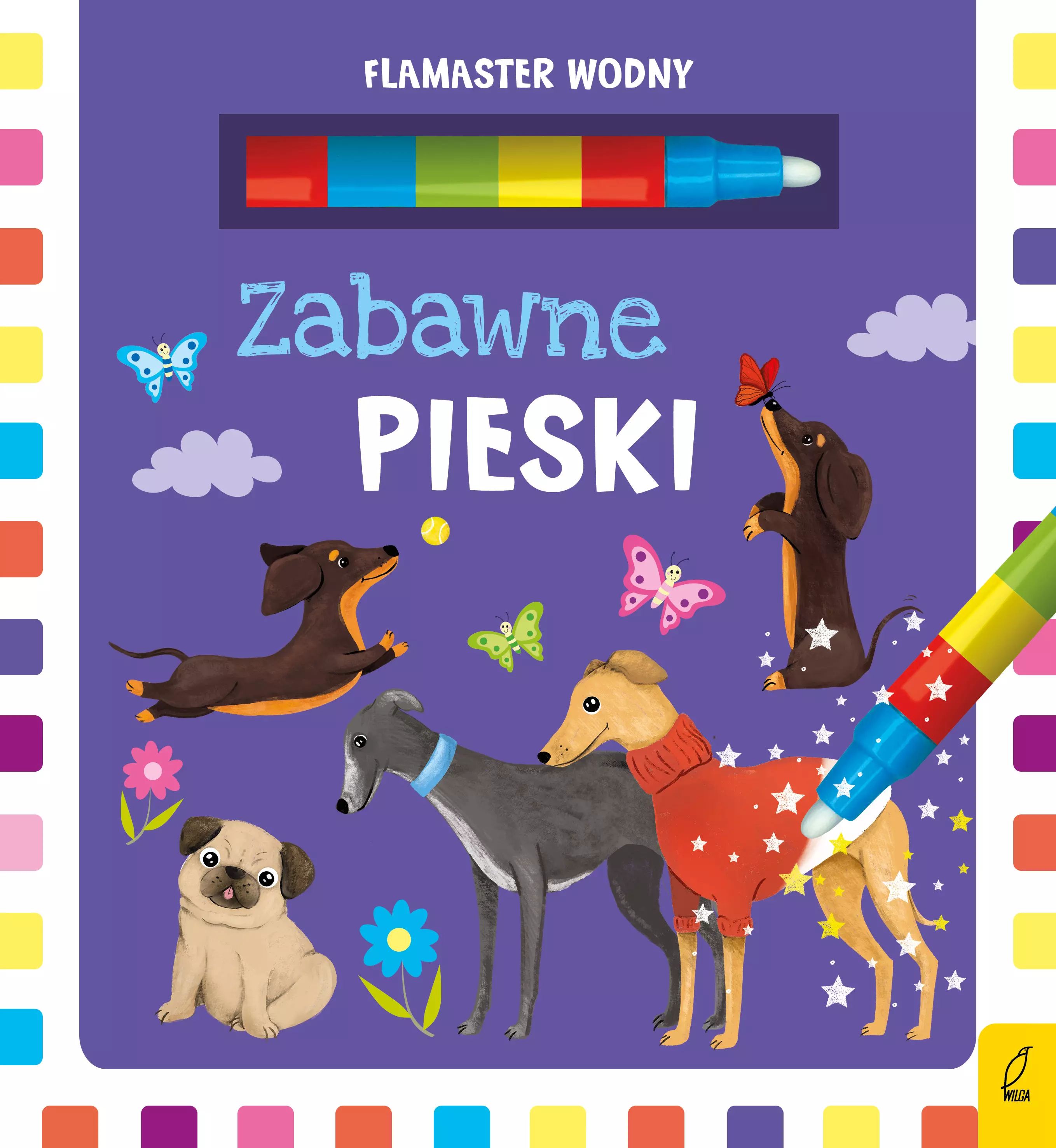 Flamaster wodny. Zabawne pieski - Książki