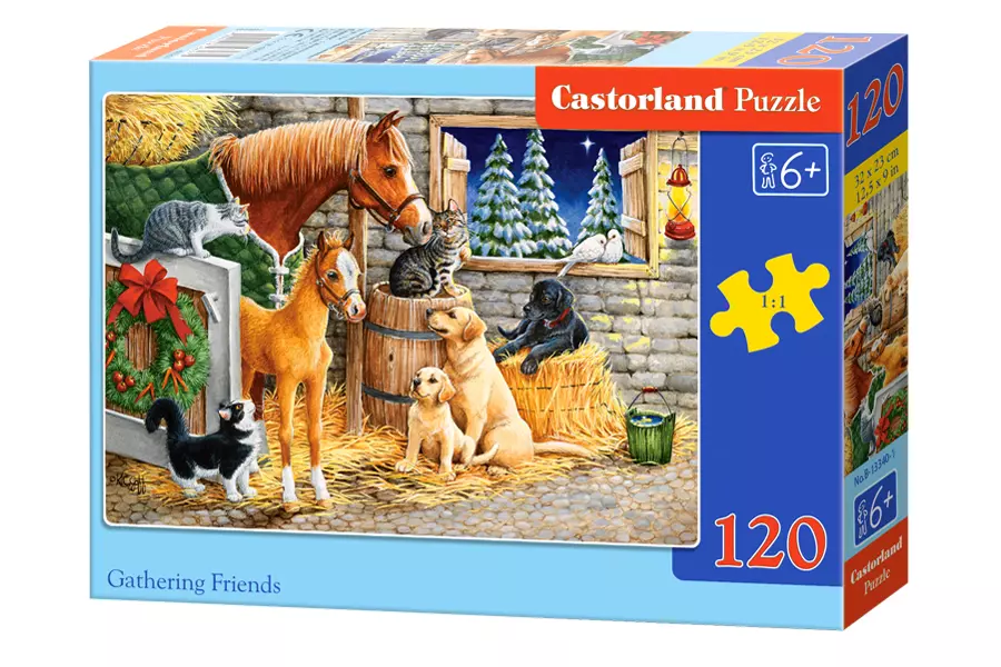 Puzzle 120 elementów. Zebranie przyjaciół - Puzzle