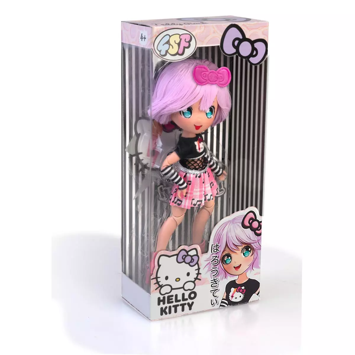 MANGA HELLO KITTY Fioletowa, lalka, 19.5 cm - Zabawki