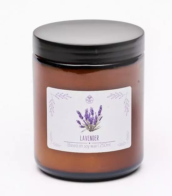 Świeczka zapachowa Lavender 250ml - Papiernicze i szkolne