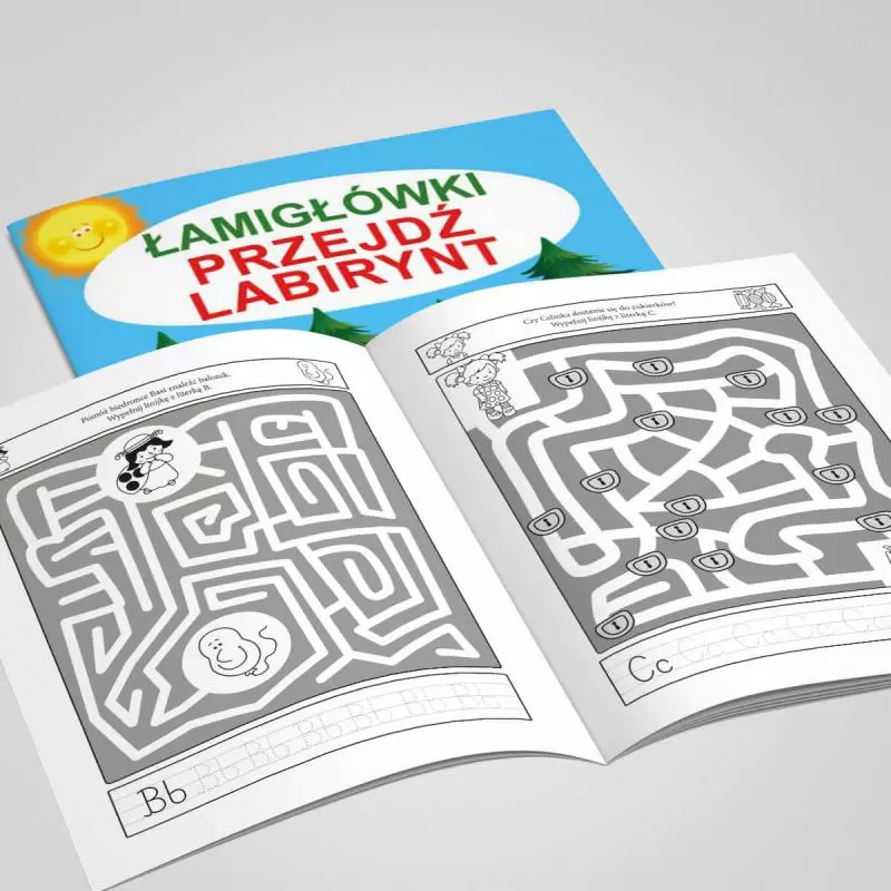 Łamigłówki. Przejdź labirynt - Książki