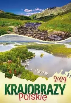Kalendarz 2024 Ścienny Krajobrazy Polskie - Książki