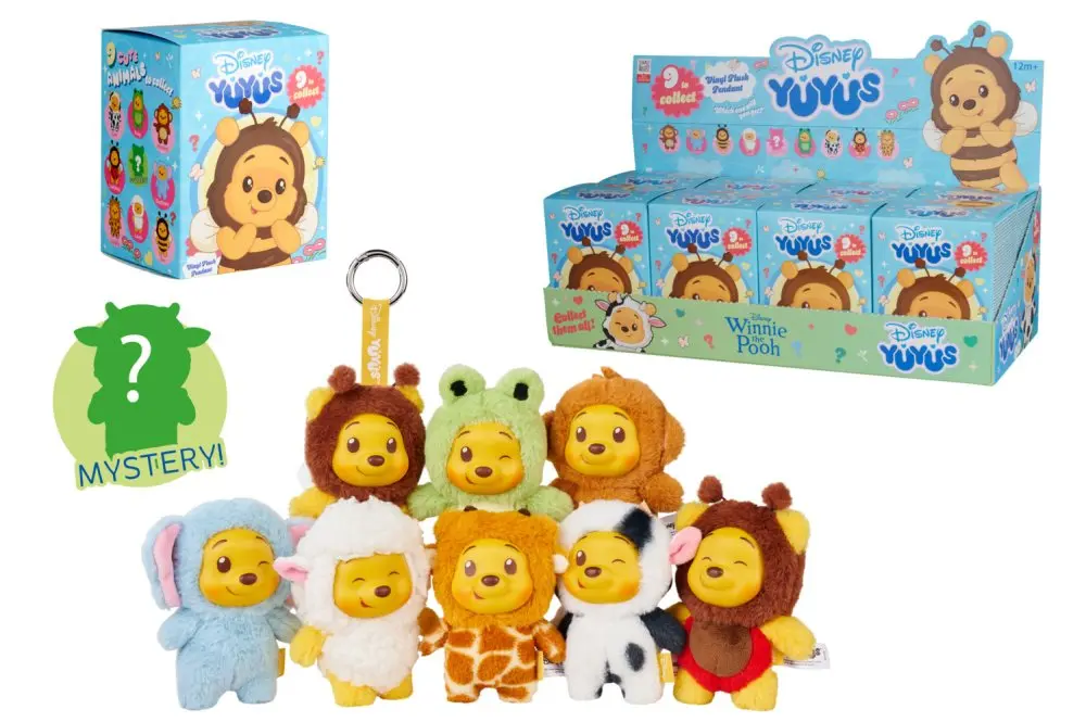 Disney YuYus. Kubuś Puchatek, 12 cm - Zabawki