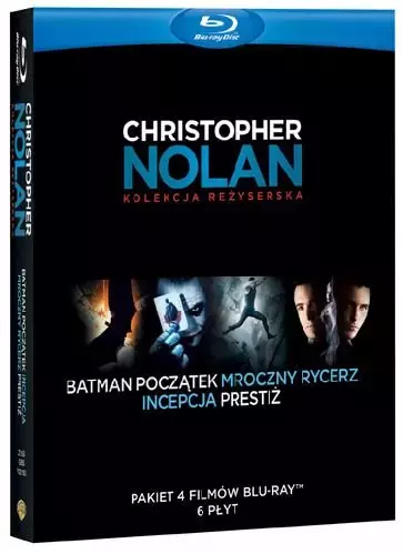 Kolekcja. Christopher Nolan, 6 Blu-ray - Filmy