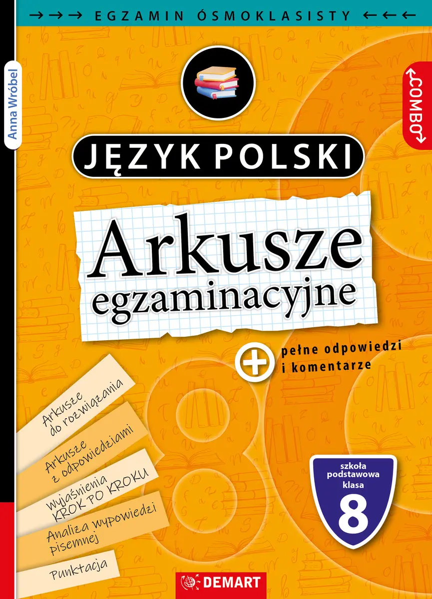 Arkusze egzaminacyjne. Język polski. Egzamin ósmoklasisty - Książki