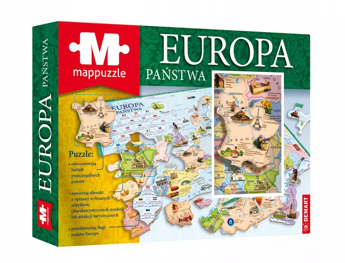 Mappuzzle. Europa. Państwa - Puzzle