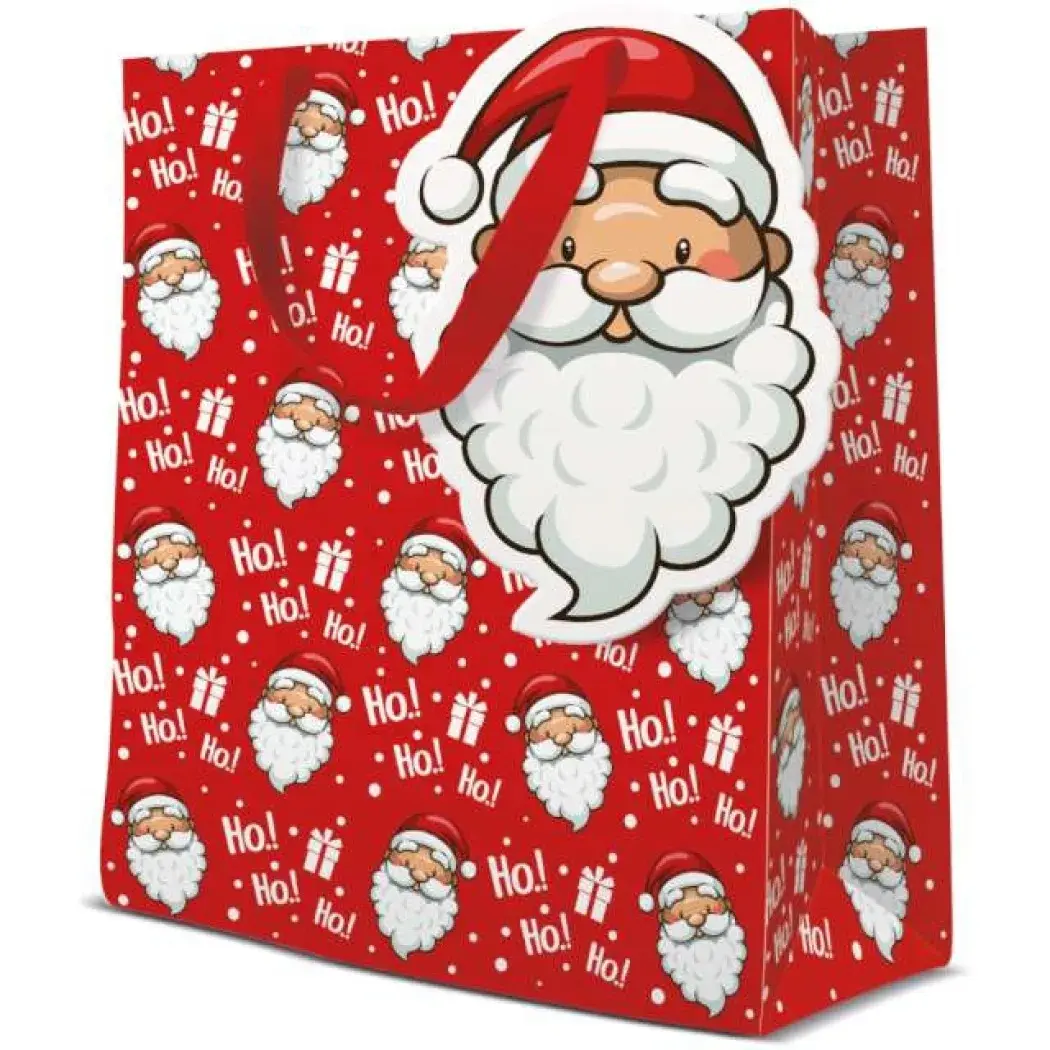 Torebka prezentowa Ho ho ho, średnia - Papiernicze i szkolne