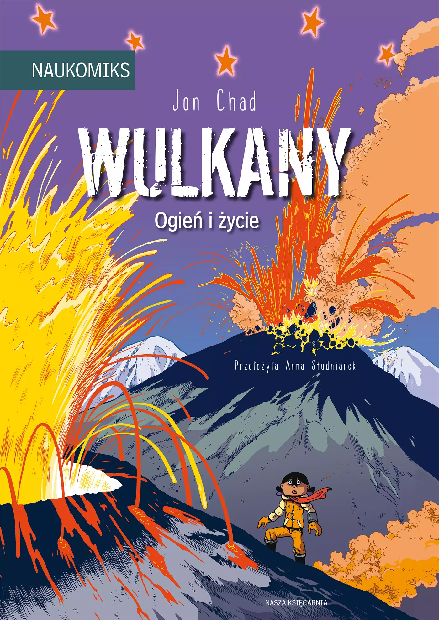Naukomiks. Wulkany - ogień i życie - Książki