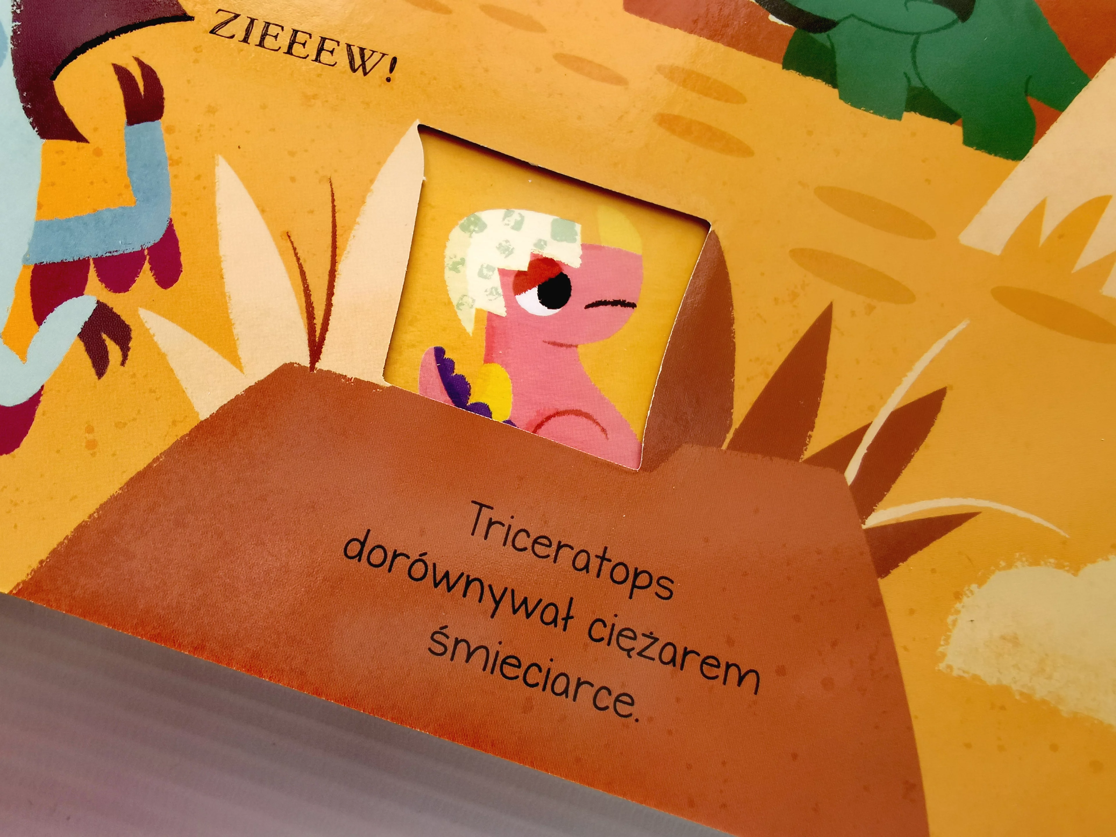 Akademia Mądrego Dziecka. Poznajmy dinozaury. Triceratops - Książki