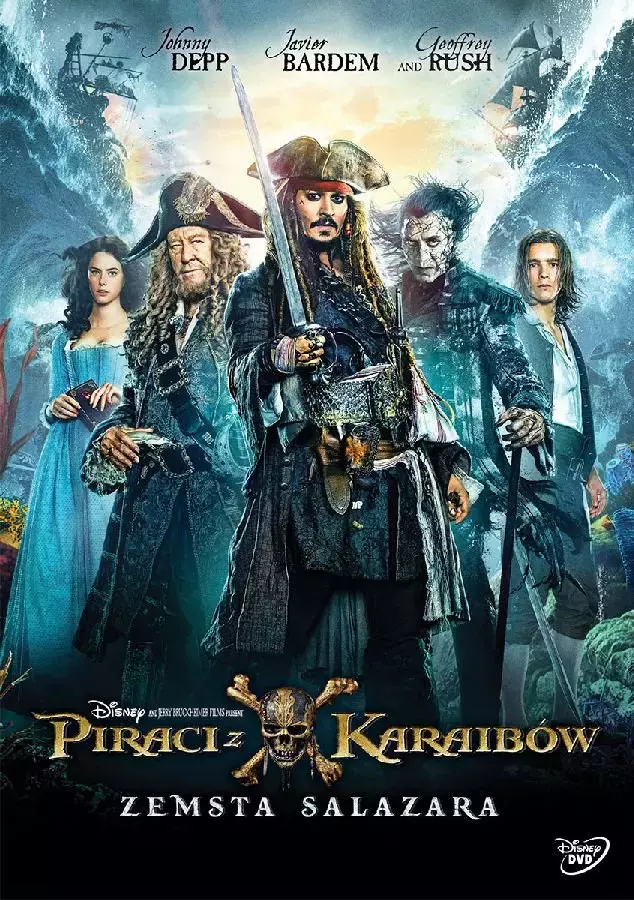 Piraci z Karaibów. Zemsta Salazara, DVD - Filmy