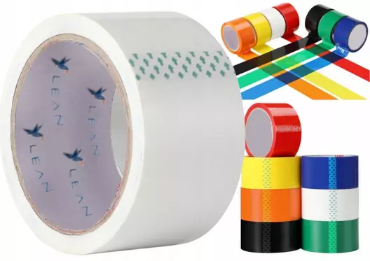 Taśma pakowa Lean biała szer. 48 mm dł. 45 m 1 szt. - Papiernicze i szkolne