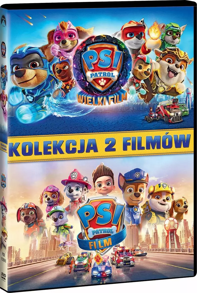 Psi Patrol. Kolekcja dwóch filmów, 2 DVD - Filmy