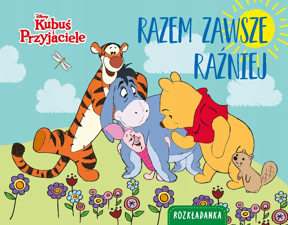 Razem zawsze raźniej. Rozkładanka. Disney Kubuś i Przyjaciele - Książki
