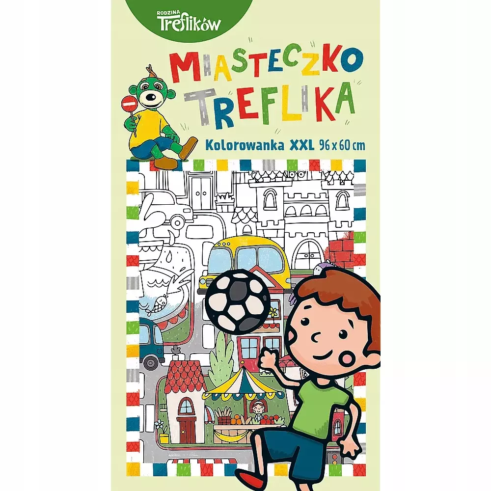 Kolorowanka XXL. Miasteczko Treflika