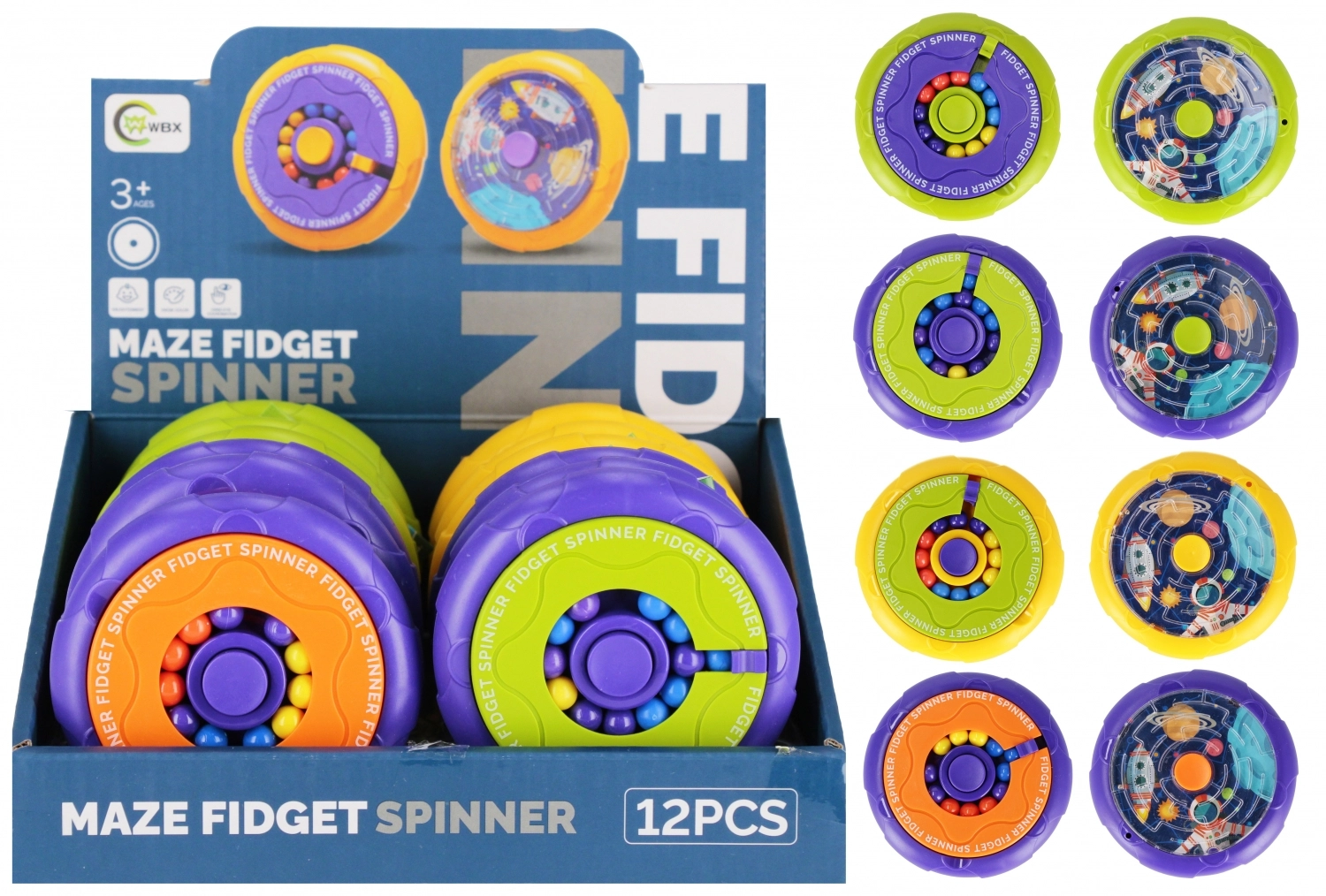 Gra Labirynt 2w1 8cm Mix Mega Creative 571179 - Gry