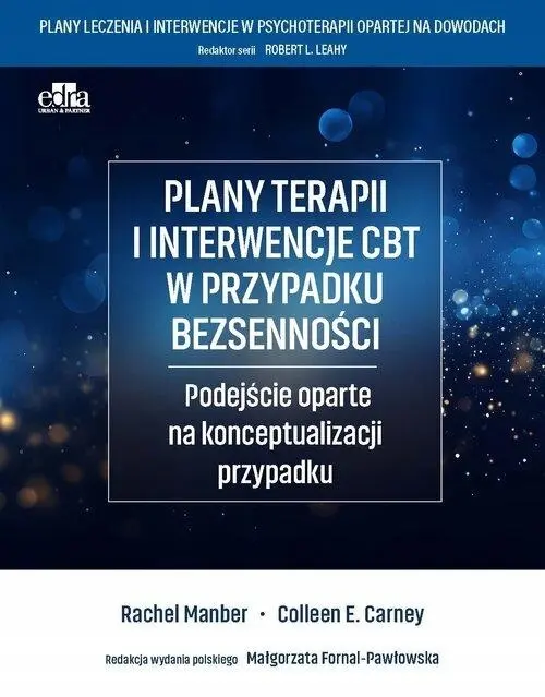 Plany terapii i interwencje CBT w przypadku bezsenności - Książki