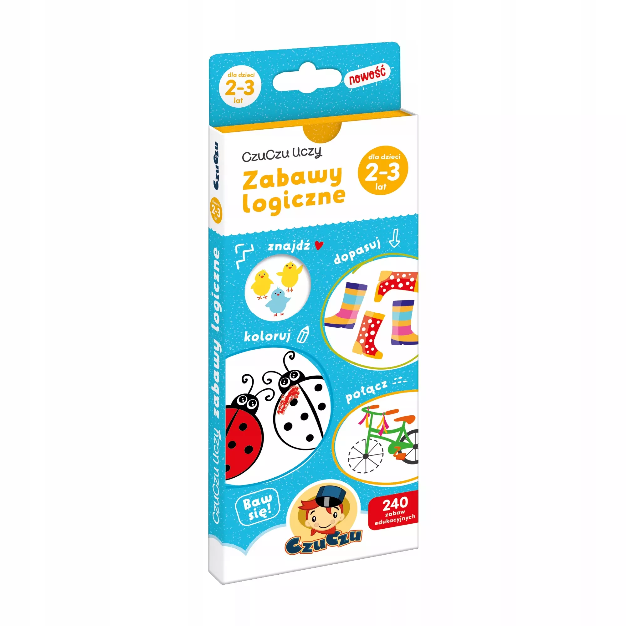 CzuCzu Uczy Zabawy logiczne dla dzieci od 2-3 lat - Gry