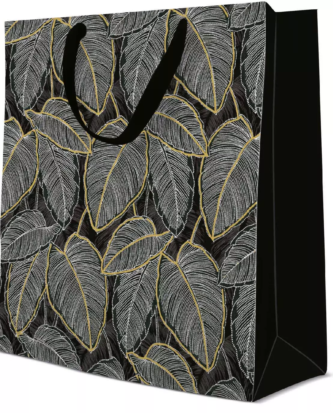 Torebka prezentowa Jungle leaves, duża - Papiernicze i szkolne
