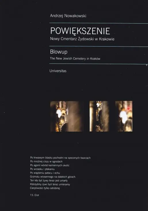 Powiększenie. Nowy Cmentarz Żydowski w Krakowie / Blowup. The New Jewish Cemetery in Kraków - Książki