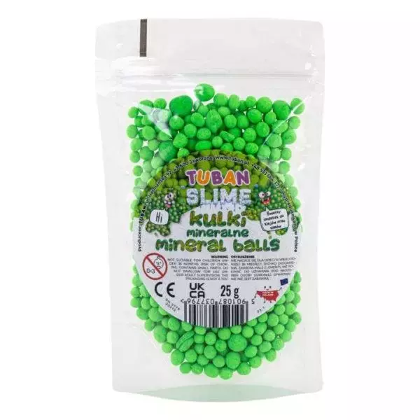 Kulki mineralne 25g - zielone TUBAN - Papiernicze i szkolne