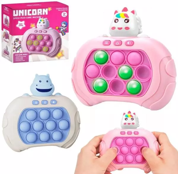 Gra POP IT quick push Hipo i Jednorożce - Gry