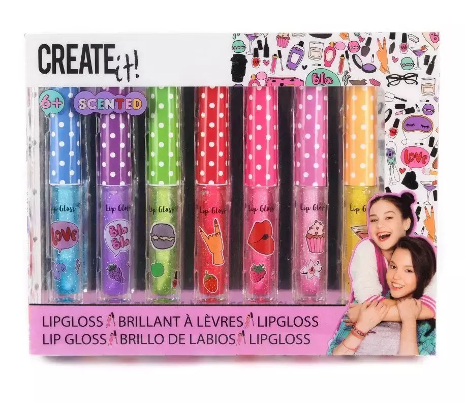 Create it! Zestaw błyszczących pomadek do ust - Zabawki
