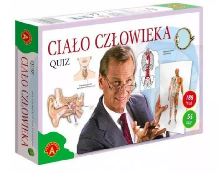 Gra edukacyjna dla dzieci Ciało człowieka Quiz - Budowa i działanie ciała