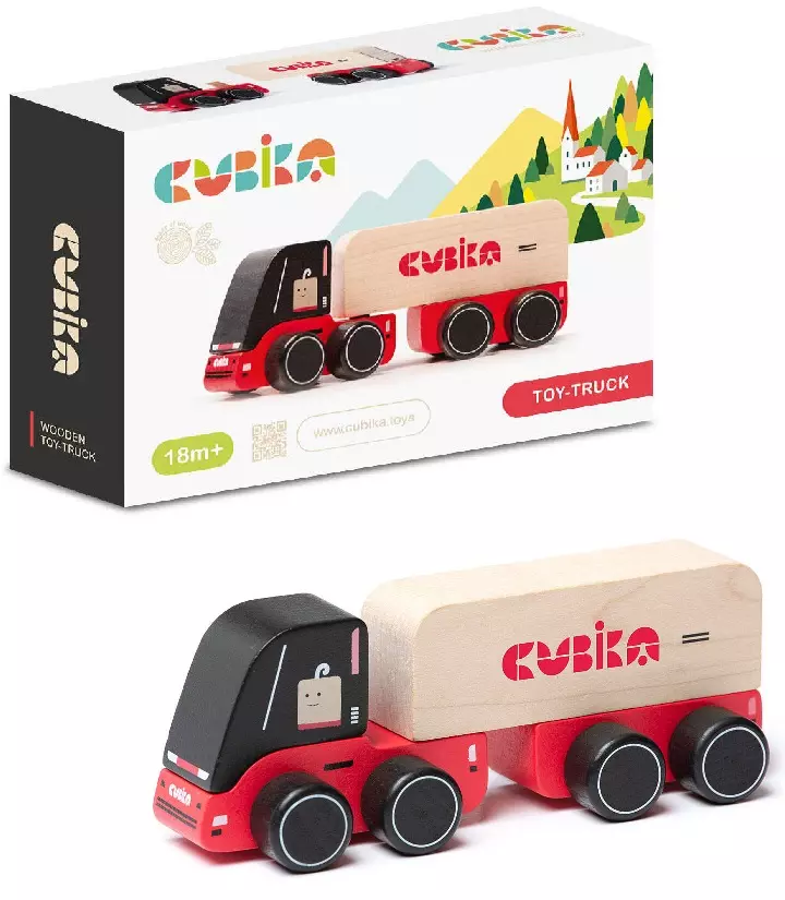 Drewniana ciężarówka