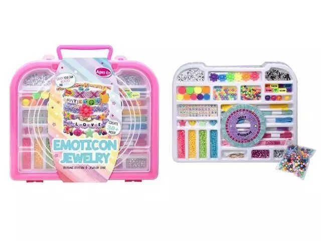 Zestaw koralików w walizeczce