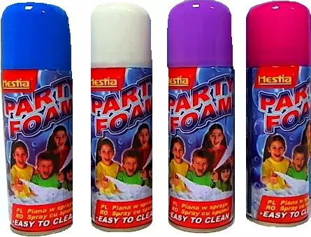 Piana w sprayu, mix wzorów - Zabawki