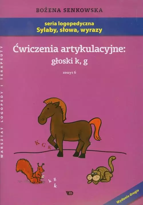 Ćwiczenia artykulacyjne głoski k, g zeszyt 6 - Książki