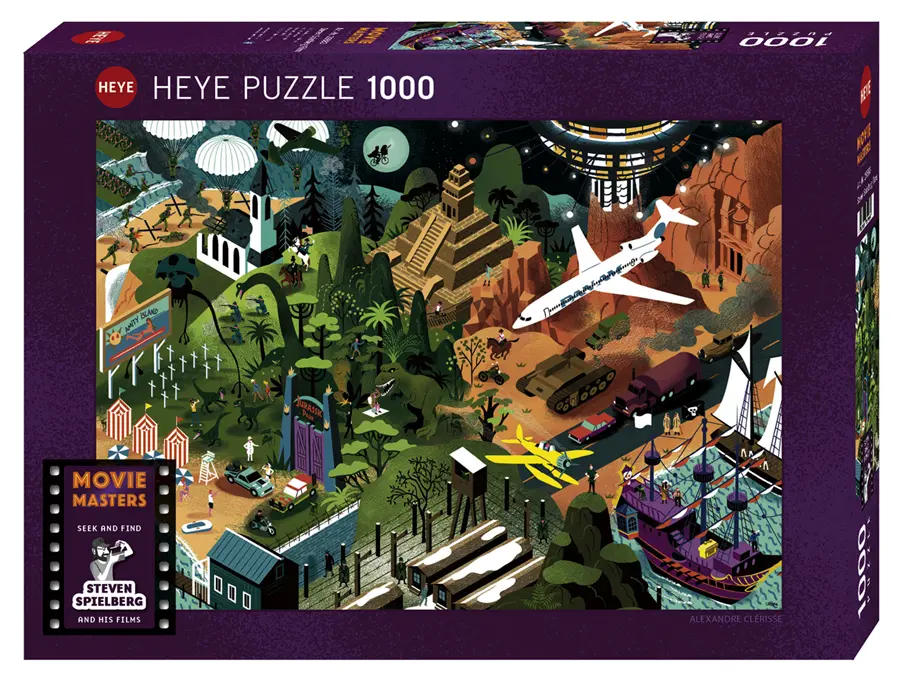 Puzzle 1000 elementów. Movie Masters. Filmy Stevena Spielberga